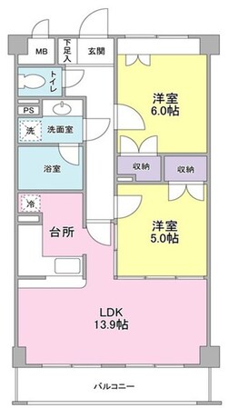 グランハイツ南雪谷の物件間取画像